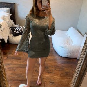 Free people green dress